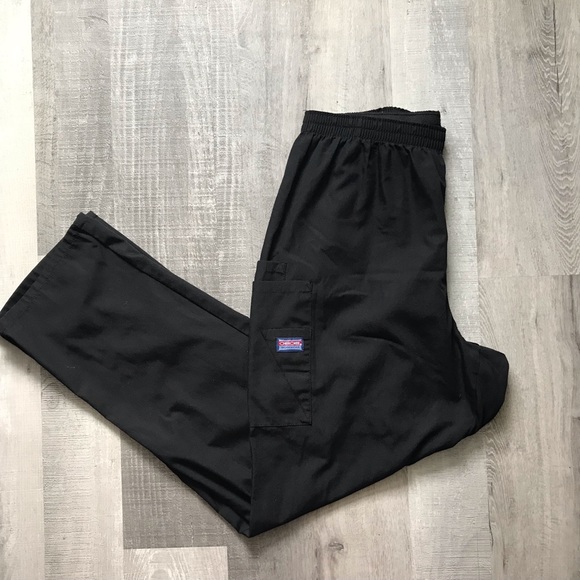 Cherokee WorkWear Originals Elastic Pull On Cargo Scrub Size L - Picture 2 of 3